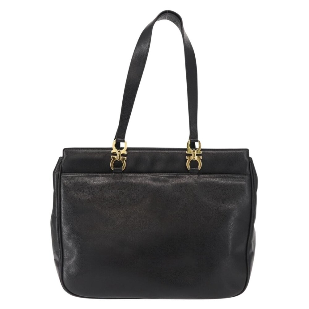 Salvatore Ferragamo Gancini Tote Leather